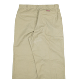 DICKIES Mens Trousers Beige Relaxed Straight W32 L30