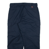 DICKIES Cargo Mens Trousers Blue Regular Straight W38 L30