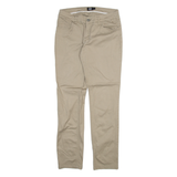 DICKIES Womens Trousers Beige Slim Straight W30 L31