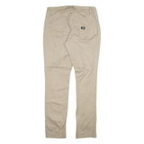 DICKIES Womens Trousers Beige Slim Straight W30 L31