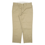 DICKIES Mens Trousers Beige Regular Straight W40 L30