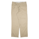 DICKIES Mens Trousers Beige Regular Straight W36 L34