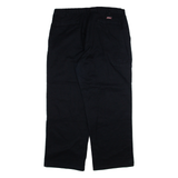 DICKIES Mens Trousers Black Relaxed Straight W38 L30
