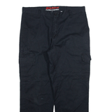 DICKIES Cargo Mens Trousers Black Regular Straight W34 L29