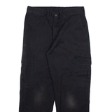 DICKIES Cargo Mens Trousers Black Regular Straight W30 L27