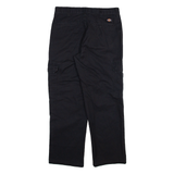 DICKIES Cargo Mens Trousers Black Regular Straight W30 L27