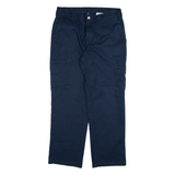 DICKIES Cargo Mens Trousers Blue Regular Straight W34 L30
