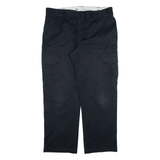 DICKIES Cargo Mens Trousers Black Regular Straight W38 L30