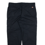 DICKIES Cargo Mens Trousers Black Regular Straight W38 L30