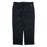 DICKIES Cargo Mens Trousers Black Regular Straight W38 L30