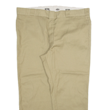 DICKIES 874 Workwear Mens Trousers Beige Regular Straight W42 L28