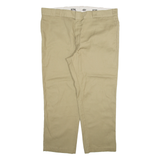 DICKIES 874 Workwear Mens Trousers Beige Regular Straight W42 L28