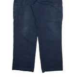 DICKIES Cargo Mens Trousers Blue Relaxed Straight W36 L32