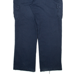 DICKIES Cargo Mens Trousers Blue Relaxed Straight W36 L32