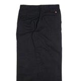 DICKIES Mens Trousers Black Regular Straight W30 L32