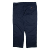 DICKIES Mens Trousers Blue Regular Straight W44 L31