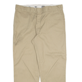 DICKIES 874 Workwear Mens Trousers Beige Regular Straight W38 L29
