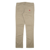 DICKIES Womens Trousers Green Slim Straight W30 L31