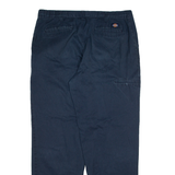 DICKIES Mens Trousers Blue Relaxed Straight W38 L32