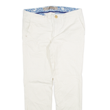 GUESS Womens Trousers White Slim Straight W28 L28