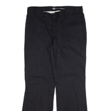 DICKIES Womens Trousers Black Regular Bootcut W34 L33