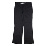 DICKIES Womens Trousers Black Regular Bootcut W34 L33