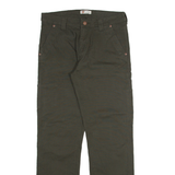 DICKIES Carpenter Womens Trousers Grey Relaxed Straight W30 L32