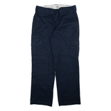 DICKIES Cargo Mens Trousers Black Regular Straight W34 L30