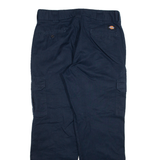 DICKIES Cargo Mens Trousers Black Regular Straight W34 L30