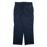 DICKIES Cargo Mens Trousers Black Regular Straight W34 L30