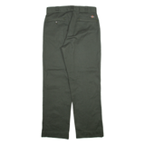DICKIES Mens Trousers Grey Regular Straight W32 L30