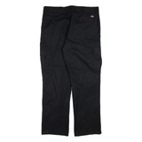 DICKIES Cargo Mens Trousers Black Regular Straight W38 L32