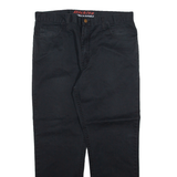 DICKIES Mens Trousers Black Regular Straight W36 L30