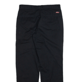 DICKIES Mens Trousers Black Regular Straight W30 L30