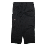 DICKIES Carpenter Mens Trousers Black Relaxed Straight W34 L24