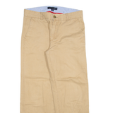 TOMMY HILFIGER Womens Trousers Beige Regular Straight W30 L28
