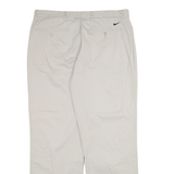 NIKE Mens Trousers Grey Regular Straight W36 L32