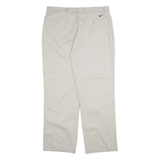 NIKE Mens Trousers Grey Regular Straight W36 L32