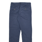 KANGOL Mens Trousers Blue Slim Straight W32 L31