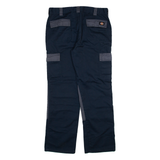 DICKIES Mens Trousers Blue Relaxed Straight W34 L30