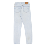 LEVI'S 501S Jeans Premium Womens Blue Skinny Straight Stone Wash W25 L28