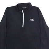 THE NORTH FACE Womens Fleece Black 1/4 Zip XL