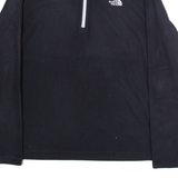 THE NORTH FACE Womens Fleece Black 1/4 Zip XL