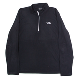 THE NORTH FACE Womens Fleece Black 1/4 Zip XL