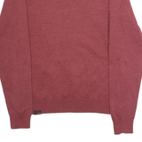 DIESEL Mens Jumper Red Crew Neck Tight Knit M