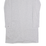 TOMMY HILFIGER Womens Cardigan Grey V-Neck Tight Knit S