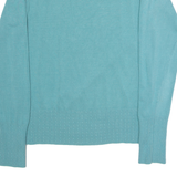 TED BAKER Womens Jumper Green Roll Neck Tight Knit Viscose UK 4