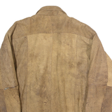 Mens Flight Jacket Brown Leather M
