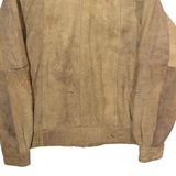 Mens Flight Jacket Brown Leather M