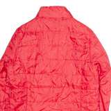 REEBOK Womens Puffer Jacket Red M
